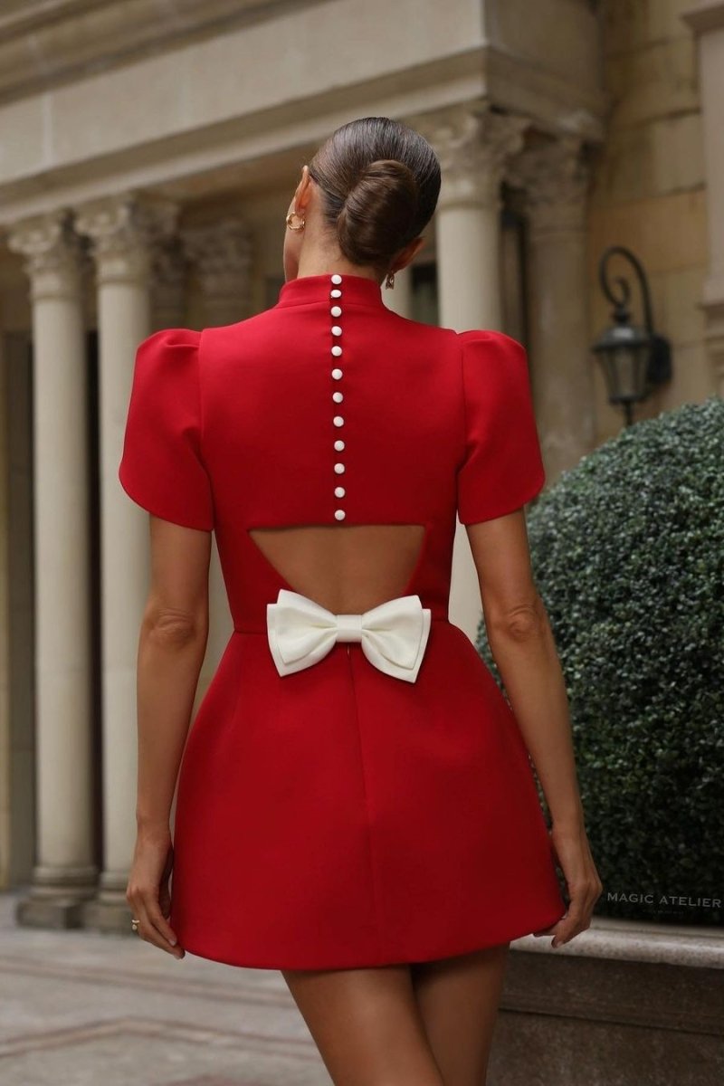 Emilia Mini Dress With Bow