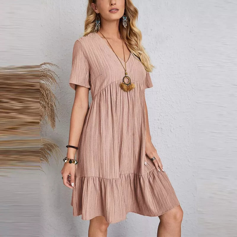 Malena Tailored and Elegant Summer Dress for Women Sophisticated Look