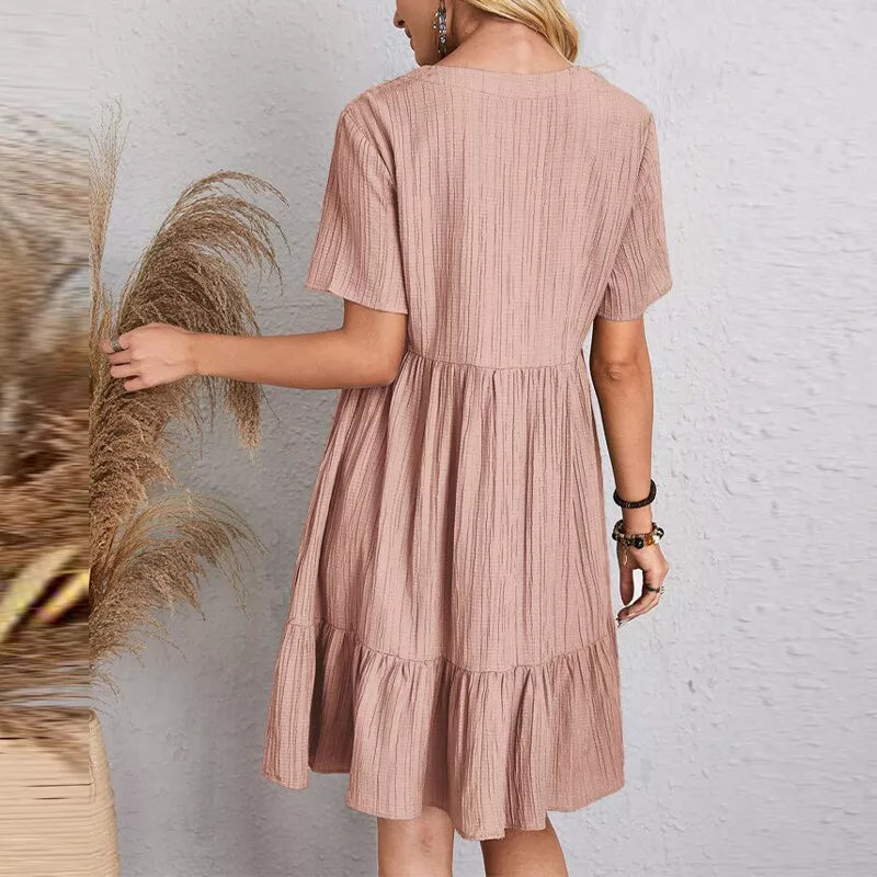 Malena Tailored and Elegant Summer Dress for Women Sophisticated Look