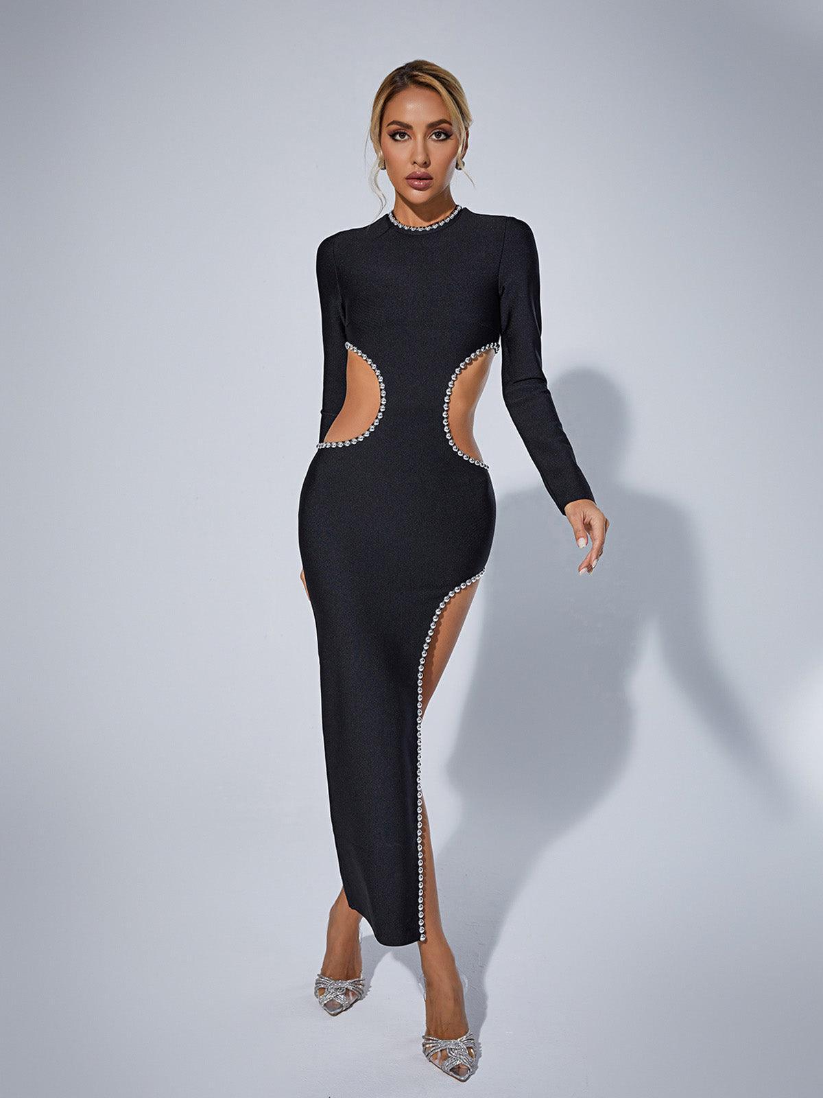 Seraphine Long Sleeve Cutout Bandage Dress