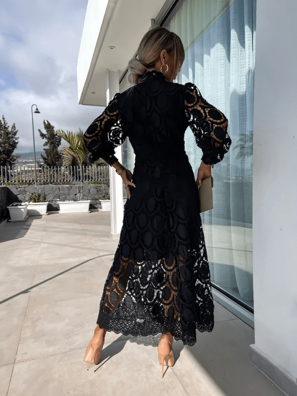 Paulina Elegant Midi Dress for Women Casual Daywear