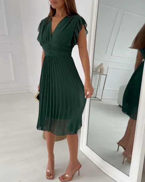 Laura Boutique Pleated Dress Evening Wear Edit