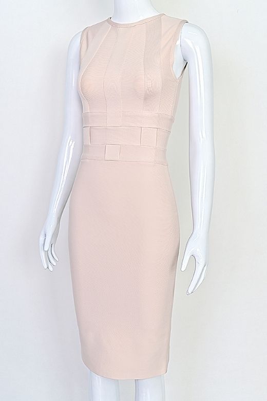 Aurora Bandage Dress - Cream (Sale)