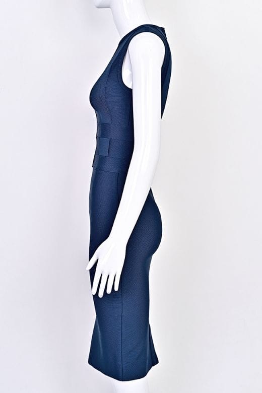 Aurora Bandage Dress - Navy Blue