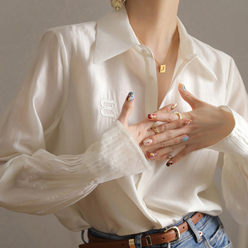 Chiffon Tencel Shirt.
