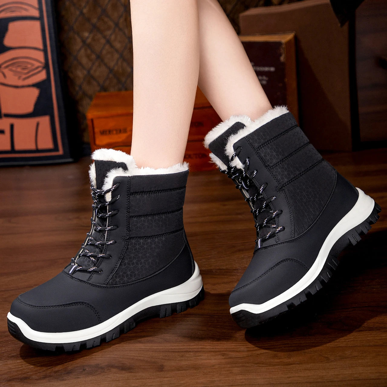 Chic Orthopedic Boots with Unique Design