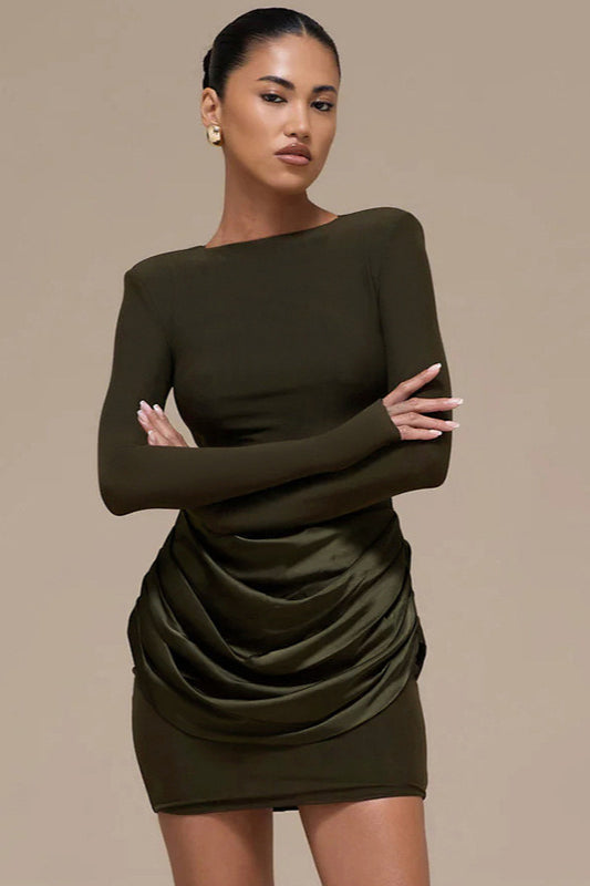 Ruched Bodycon Dress 8