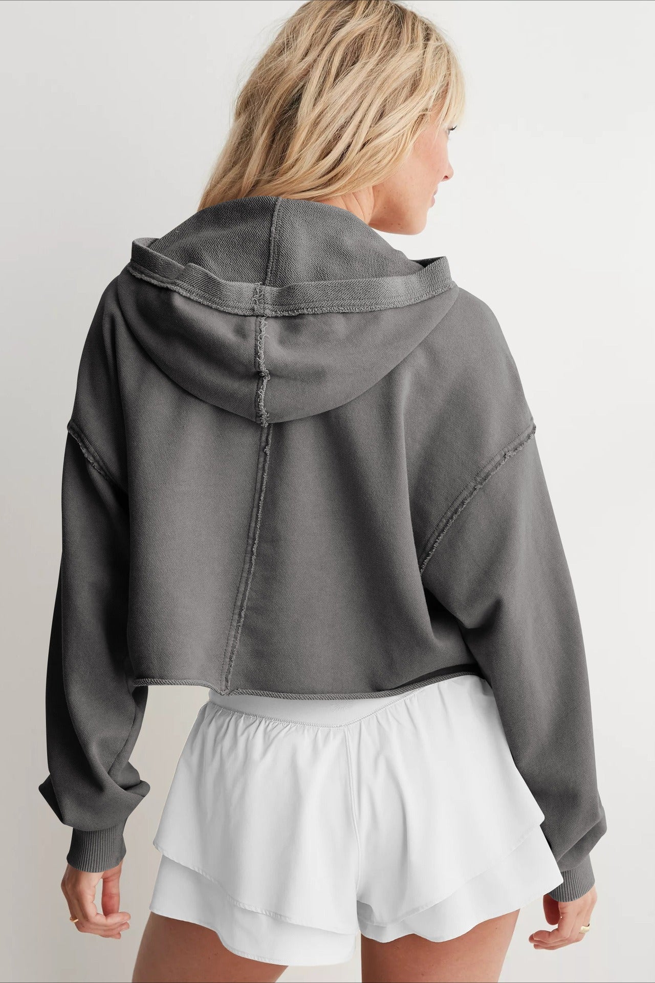Loose V-neck Fashionable Hoodie