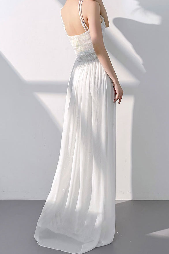 Halter Sequin Mermaid Maxi Dress 3