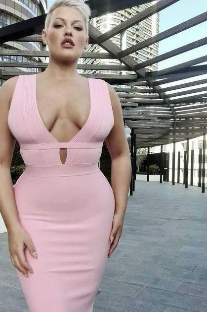 Bay Bandage Dress - White Pearl (Sale)