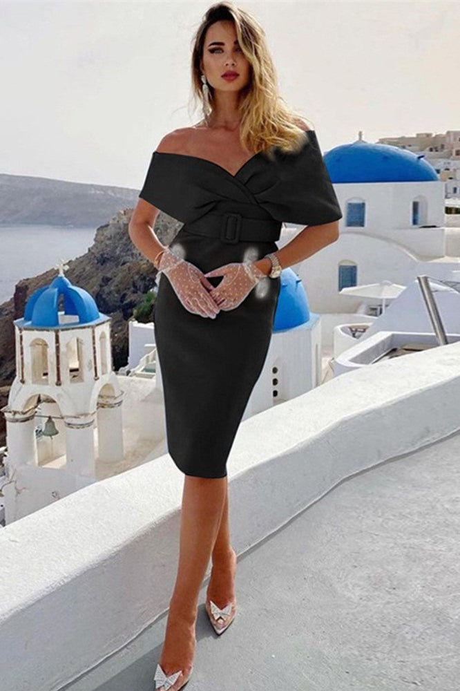 Bandage Sleeveless Bodycon Party Dress