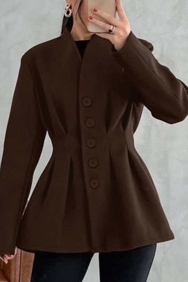 Tailored VNeck Waist Defined Blazer