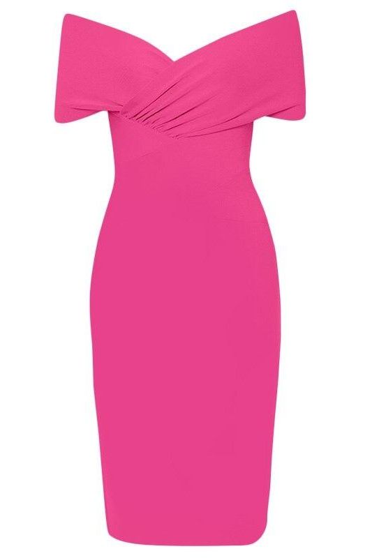 Bea Bandage Dress - Hot Pink (Sale)