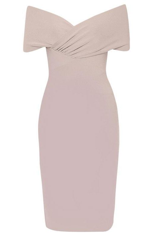 Bea Bandage Dress - Nude (Sale)