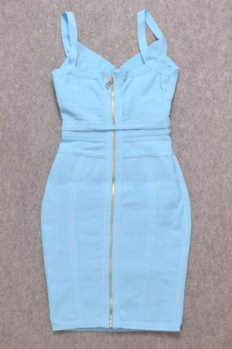 Bek Bandage Dress - Sky Blue (Sale)