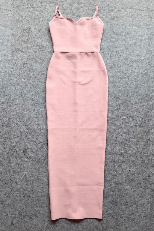 Blanche Bandage Maxi Dress - Dusty Pink (Sale)