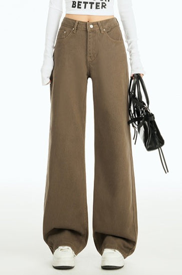 High Waist Loose Wide Leg Jeans