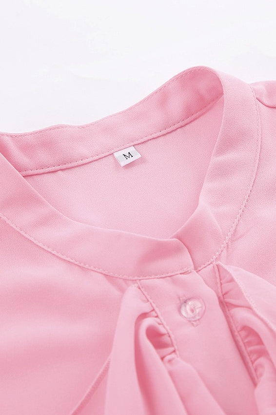 Chiffon Flare Sleeve Blouse