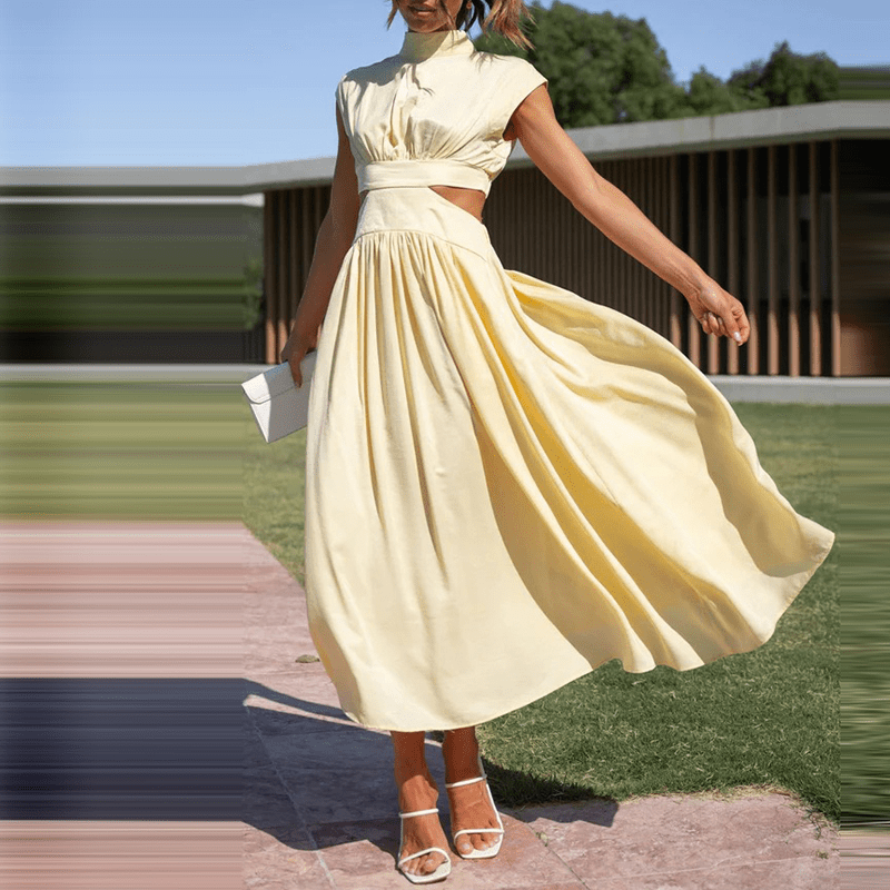Nahir Elegant Maxi Dress for Women Elegant Evening Look