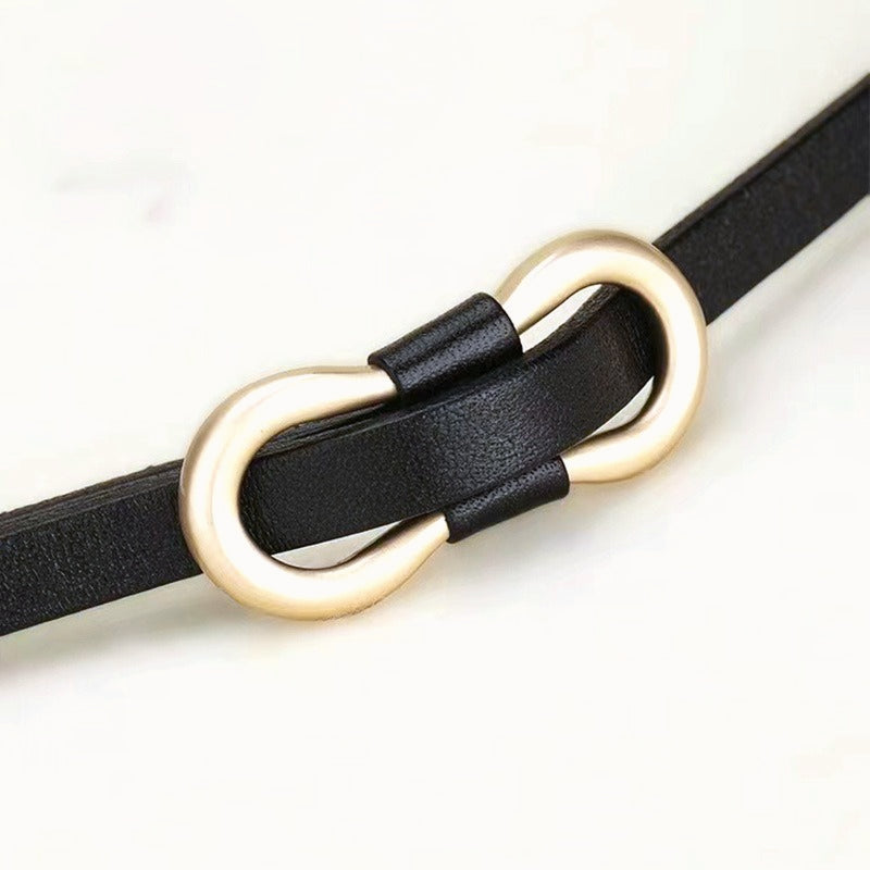 Slim Chic Leather Waist Belt