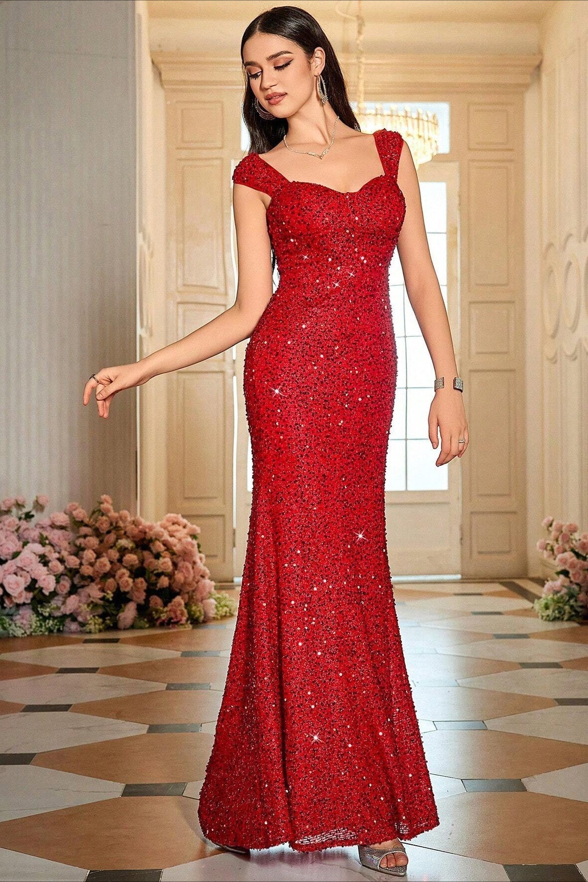 Empire Waist Slip Maxi Dress 17