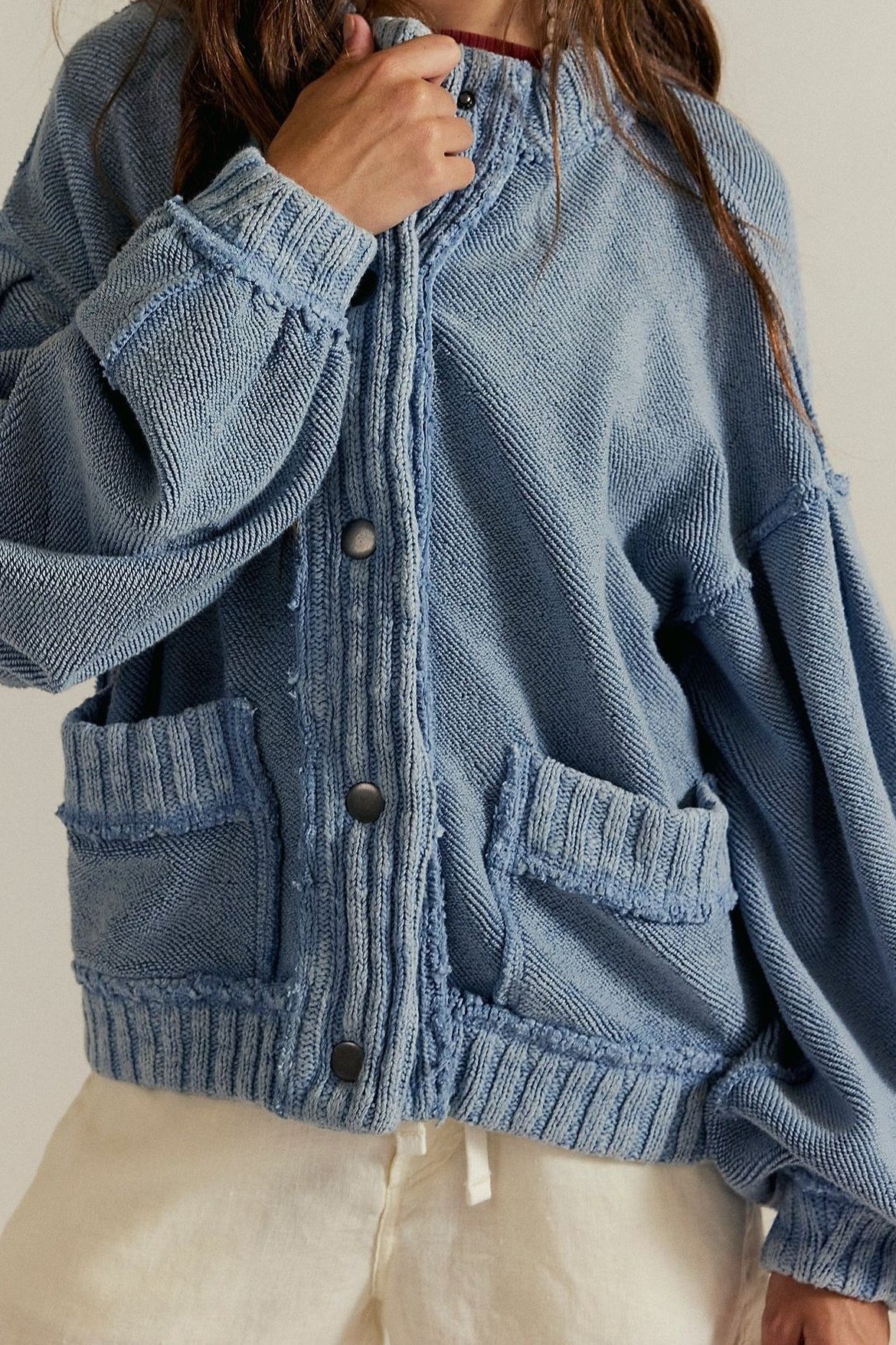 Slouchy Old Money Retro Loose Knit Cardigan