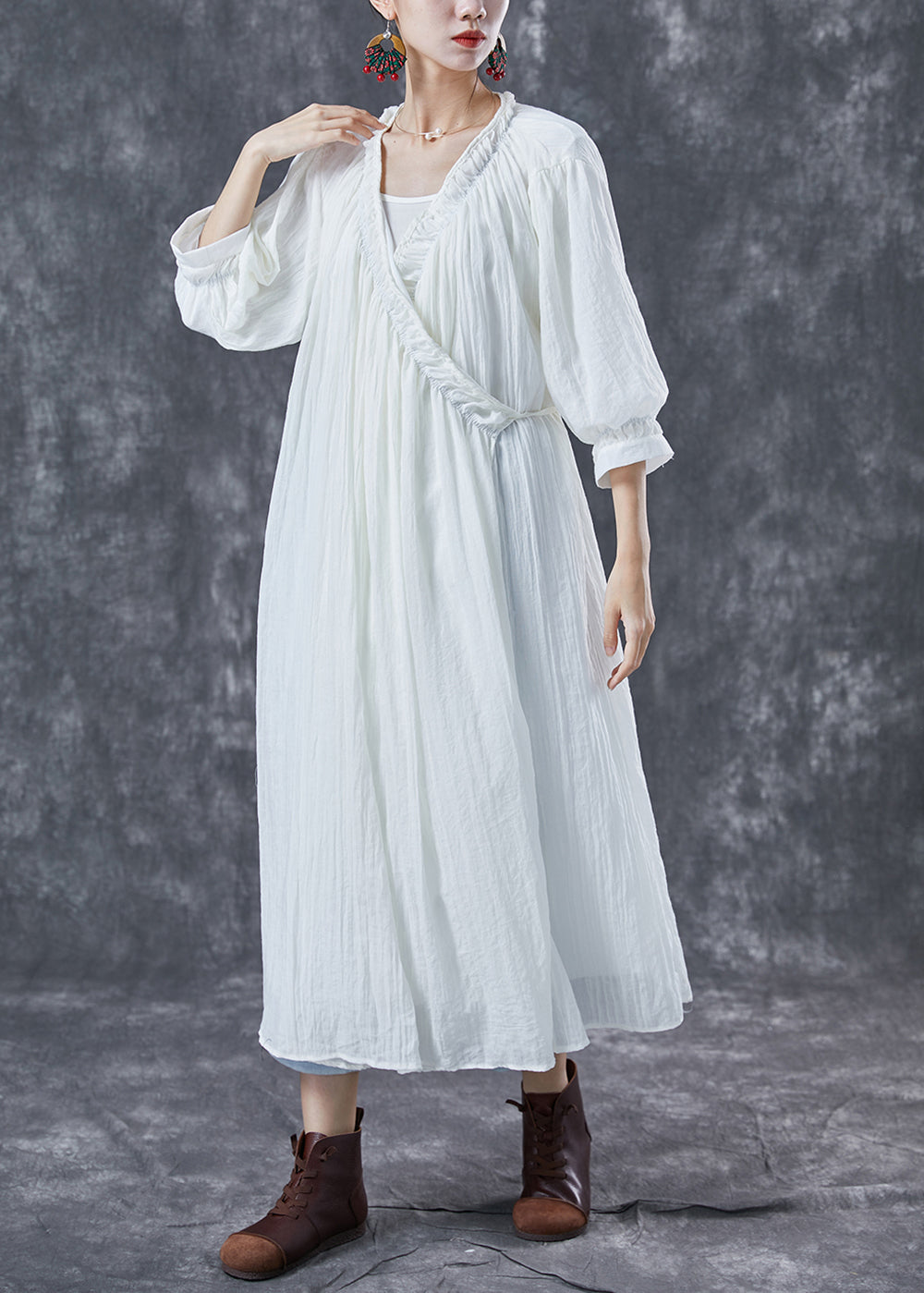 A Vintage Style Dress with Delicate Timeless Details