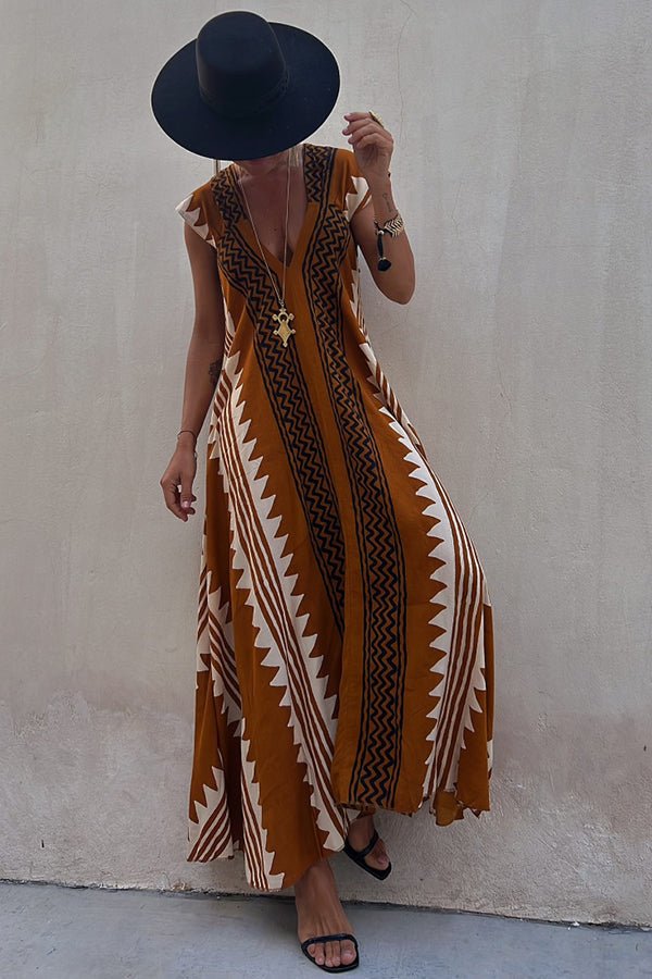 Haydée A-line Maxi Dress for Women Wedding Guest Look