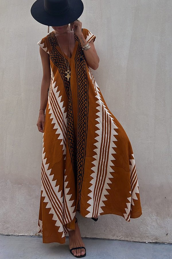 Haydée A-line Maxi Dress for Women Wedding Guest Look