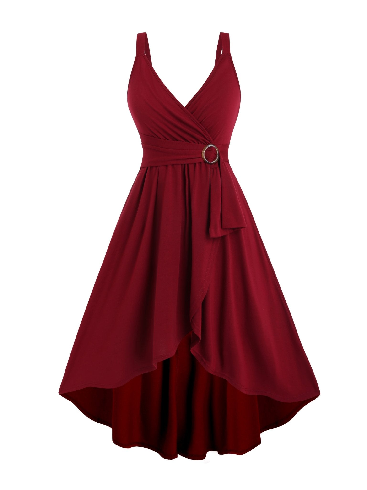 Ambar Chic Backless Wrap Dress for Women Elegant Evening Look
