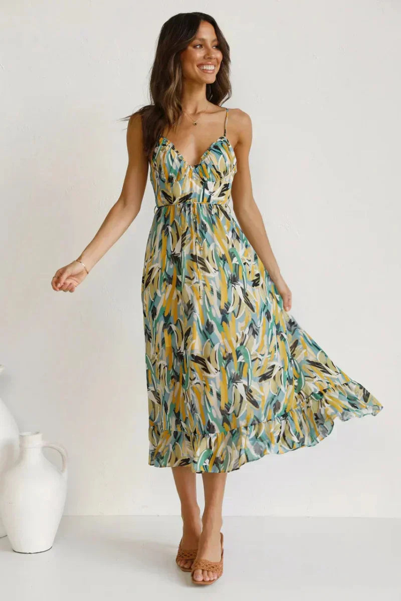 Elisa Simple and Stylish Summer Dress for Women Brunch Outfit Idea