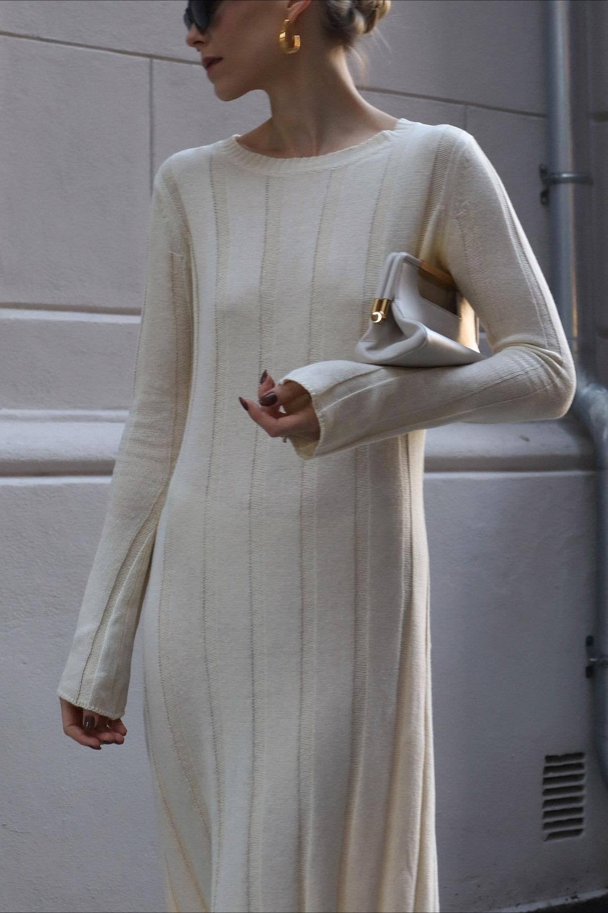 A-Line Maxi Sweater Dress 3