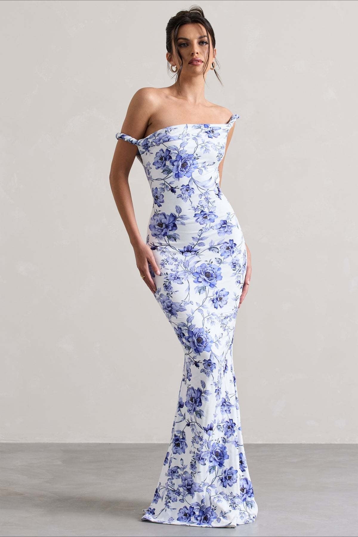 Print OneShoulder Bodycon Party Dress