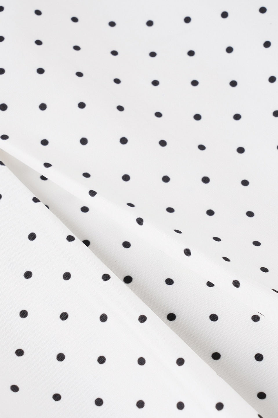 Ruched Polka Dot ALine Midi Skirt