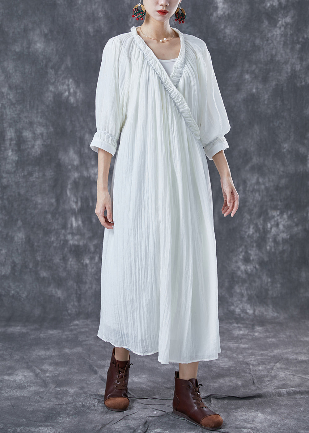 A Vintage Style Dress with Delicate Timeless Details