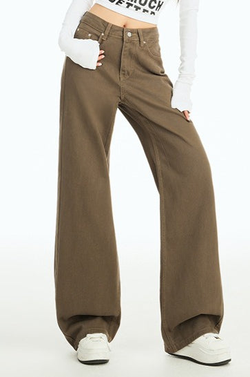 High Waist Loose Wide Leg Jeans