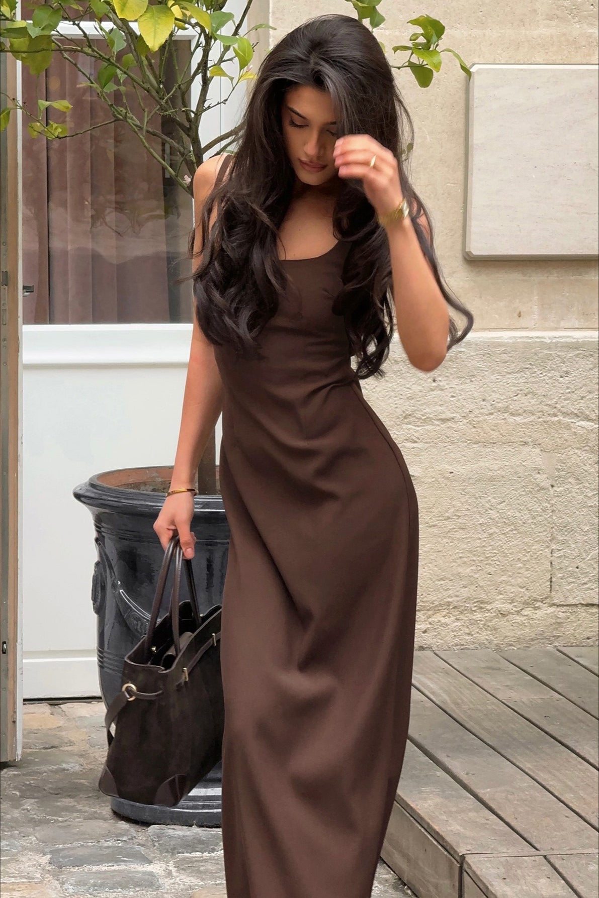 Sleeveless Waist Cinch Bodycon Slip Dress