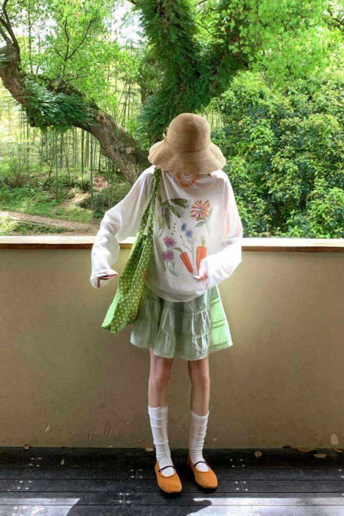 Breathable Loose Floral Cover Up
