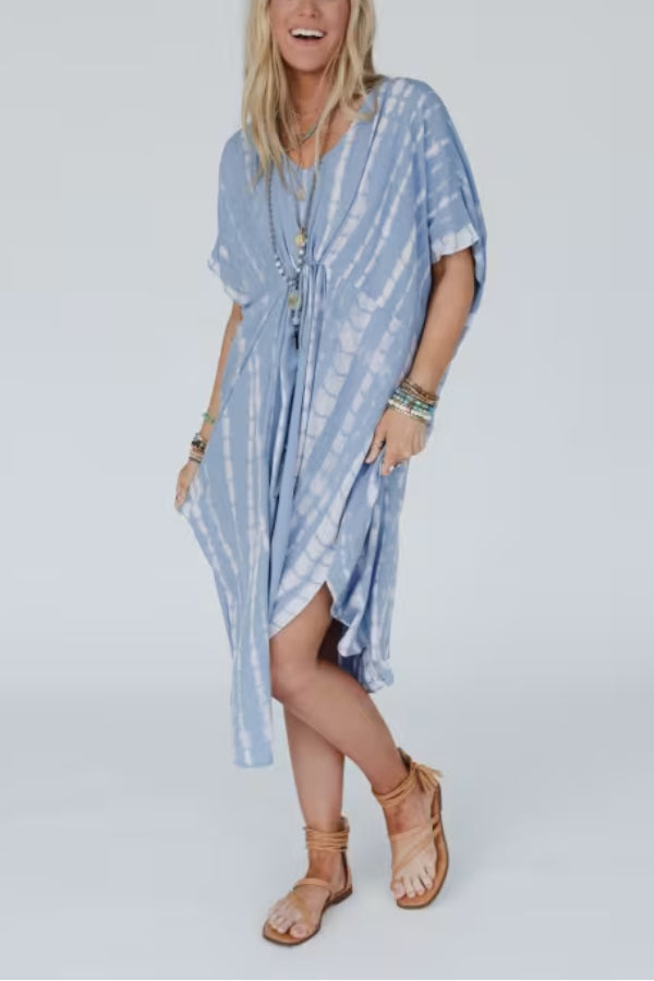 Abigail Timeless Batik Kimono Dress Evening Wear Edit