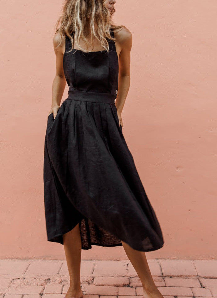Melanie Elevated Midi Dress Premium Wardrobe Essential