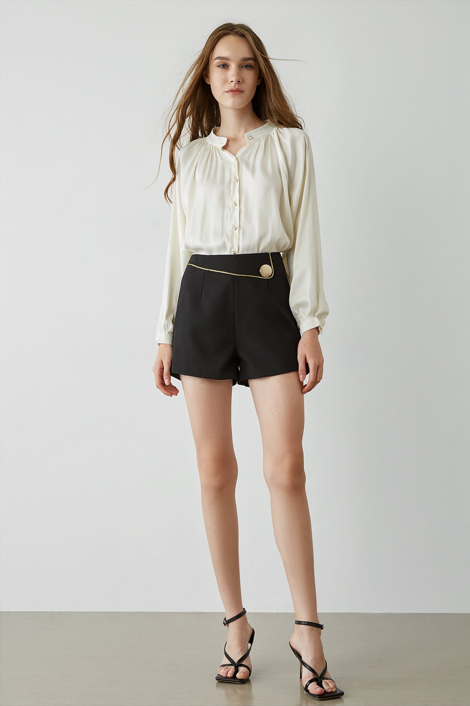 Maite White Puff Sleeve Blouse