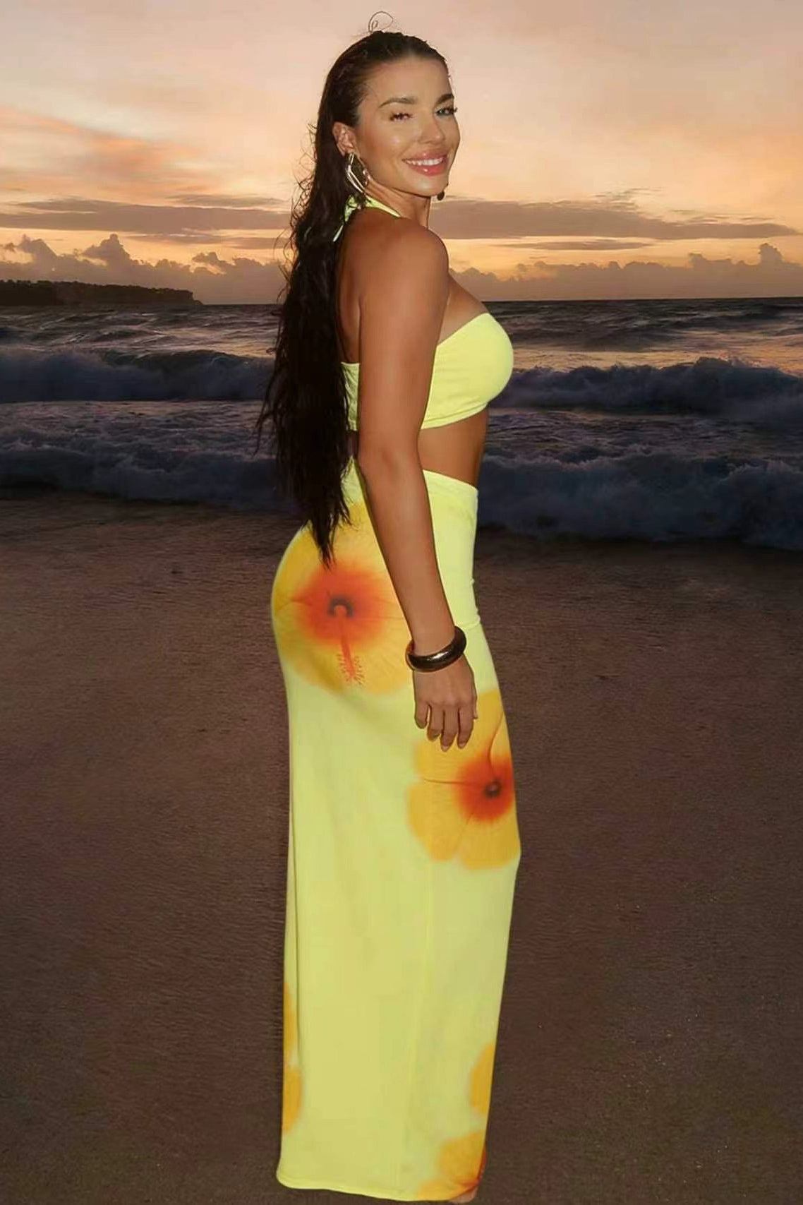 Slim Beach Vacation Three Piece Swim Set
