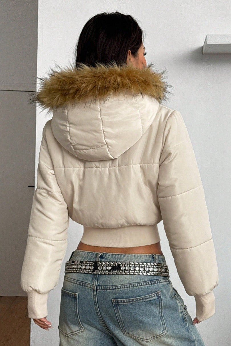 Slim Padded Zip Coat