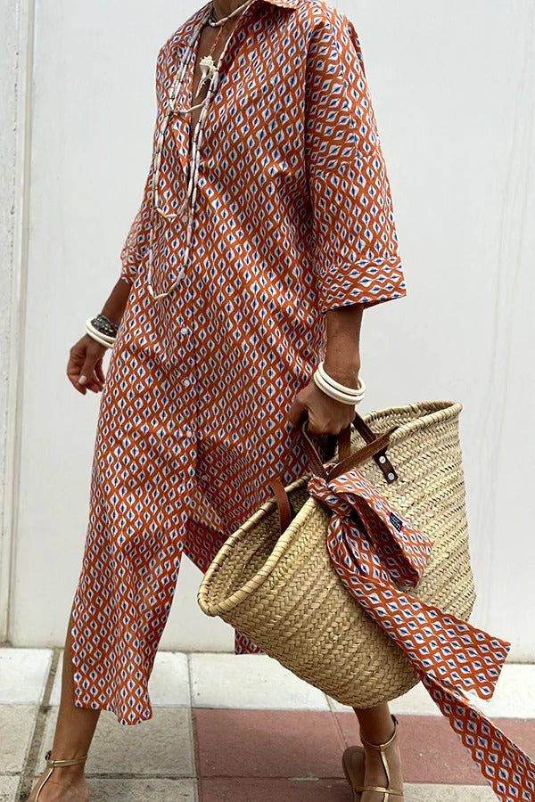 Abigail Minimalist Stylish Shirt Dress Evening Wear Edit