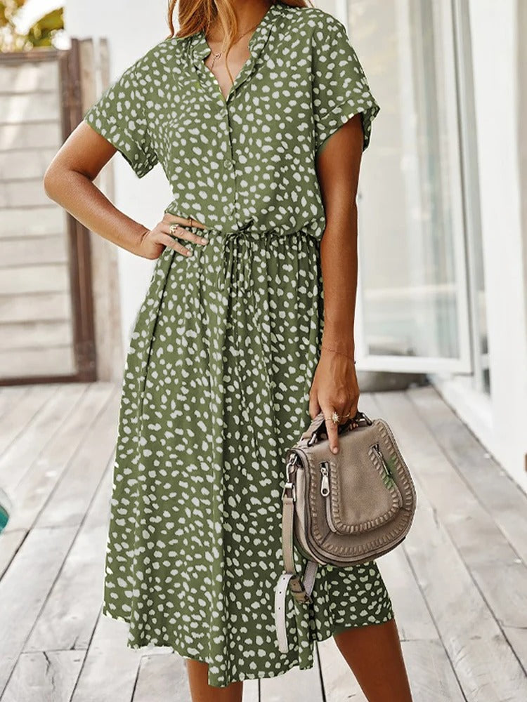Ludmila Aesthetic Vintage Dress Chic Silhouette Collection
