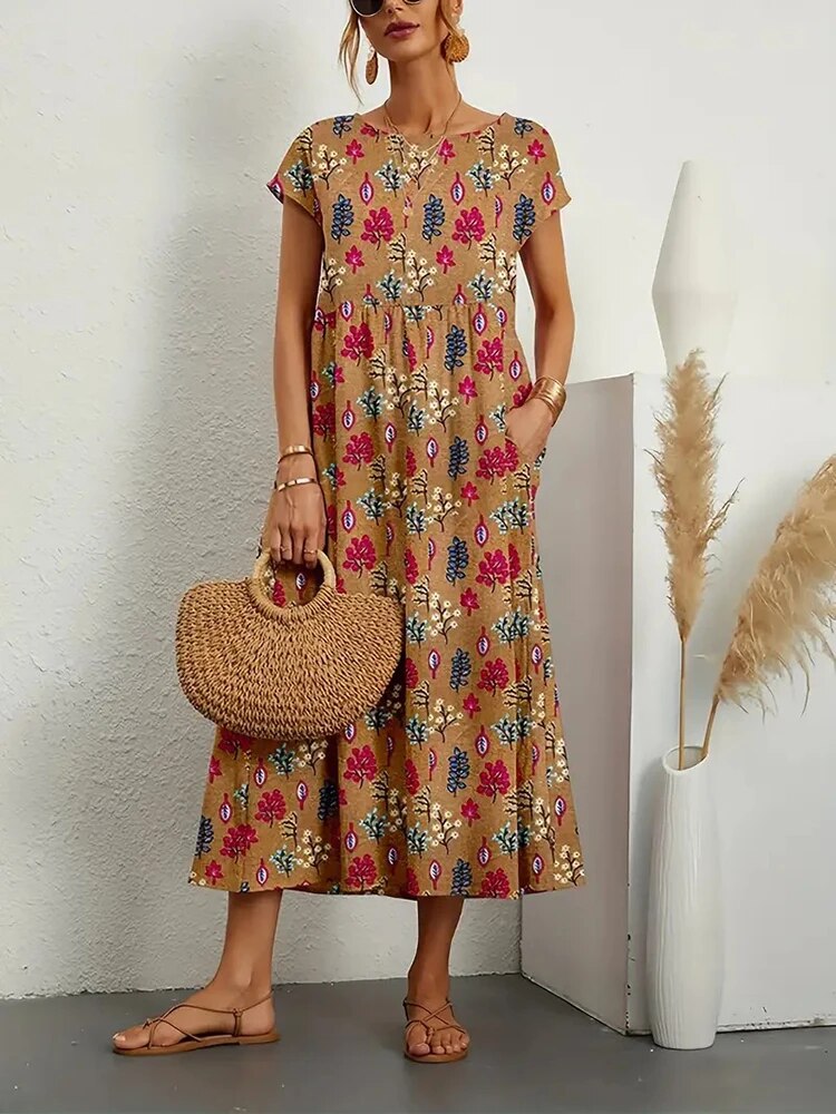Anne Elevated Floral Dress Occasion Wear