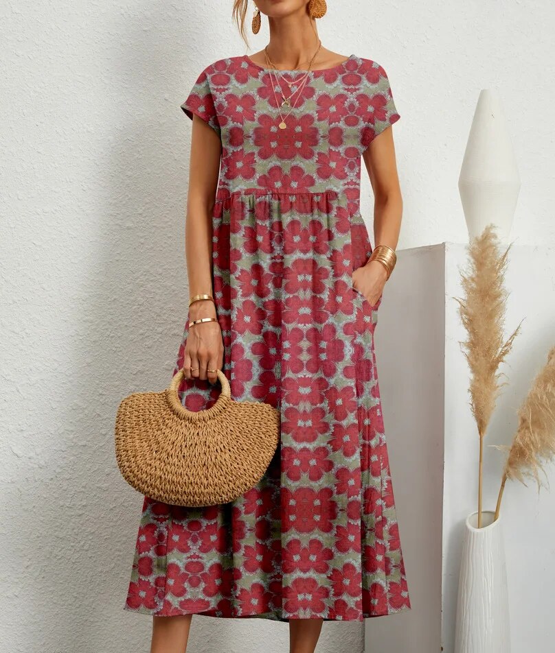 Anne Elevated Floral Dress Occasion Wear