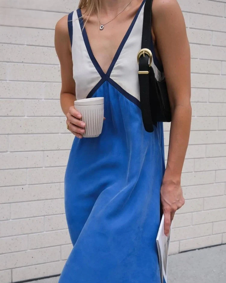 Jimena Statement V Neck Dress Occasion Edit