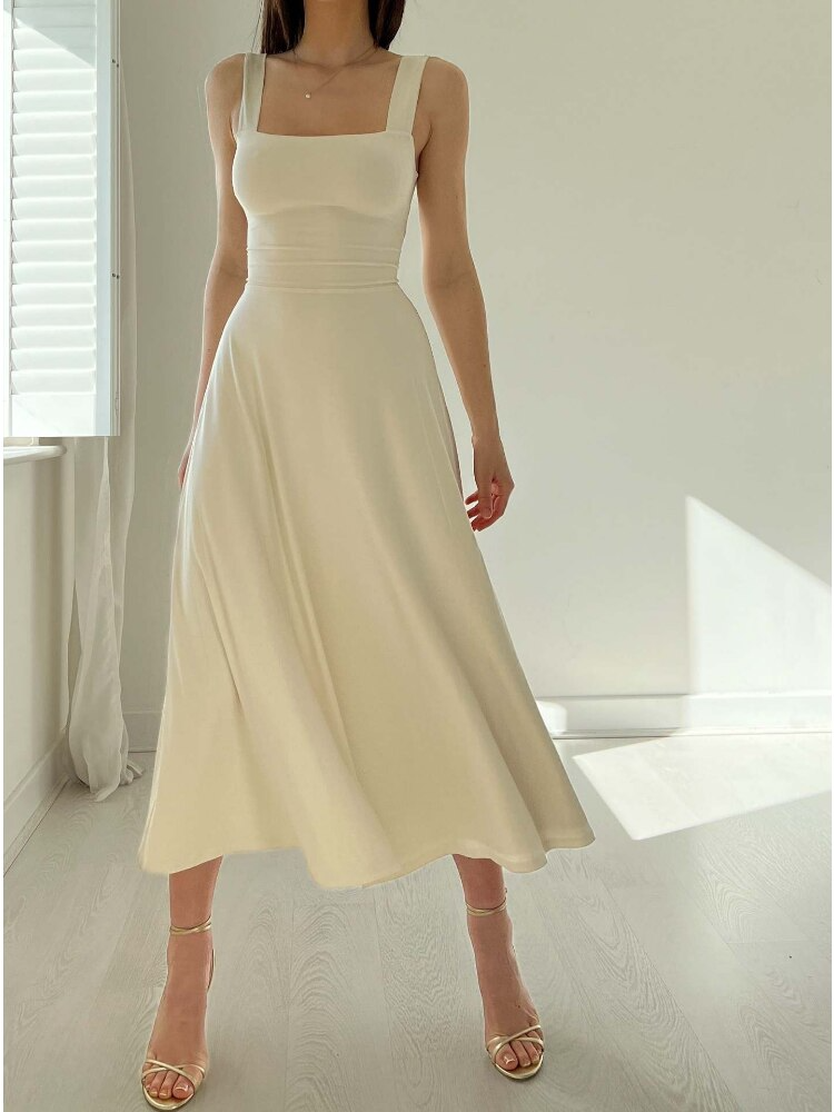 Selene Timeless Reversible Midi Dresses Premium Wardrobe Essential