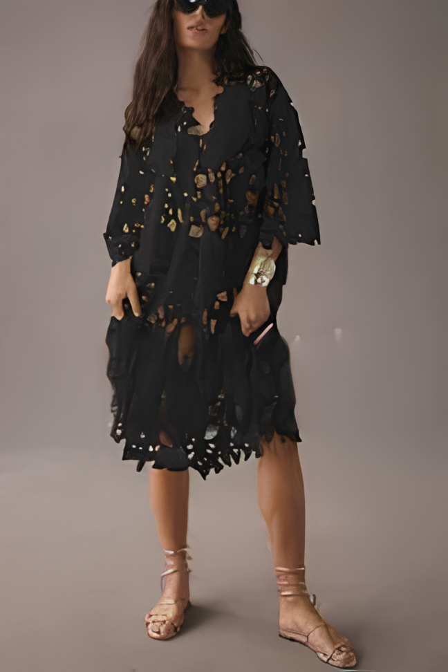 Faith Statement Midi Dress Evening Wear Edit